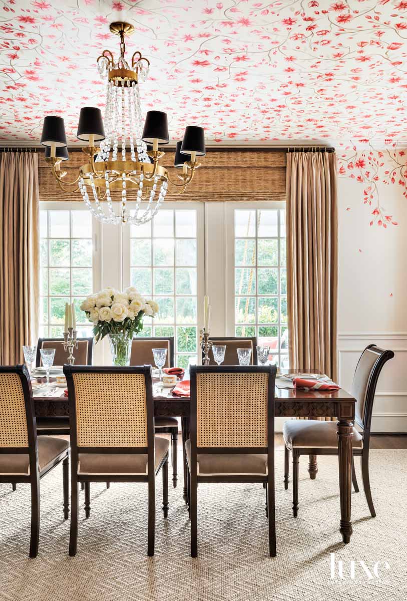 floral dining room