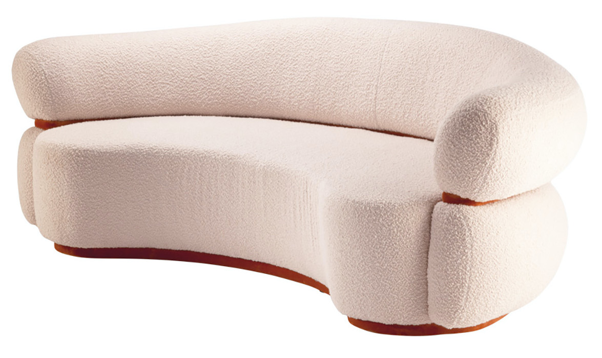 light pink plush pillow sofa