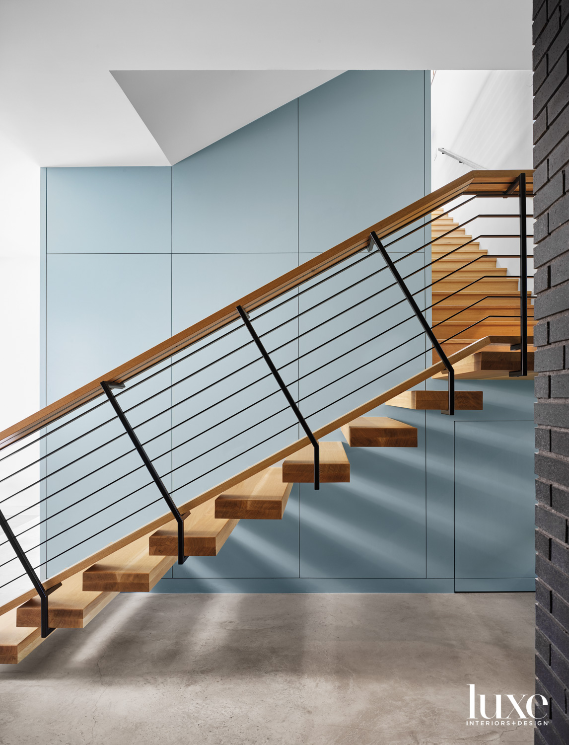 Custom fabricated staircase