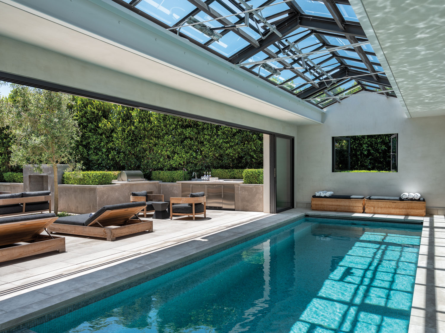 enclosed pool in san francisco by t, Randy Thueme Design