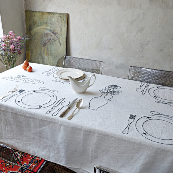 Take Joy In Setting The Table With Whimsical Linens That Captivate