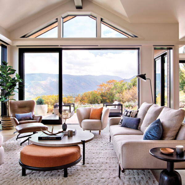 Behind The Cozy Makeover Of This Modern Mountain Aspen Home