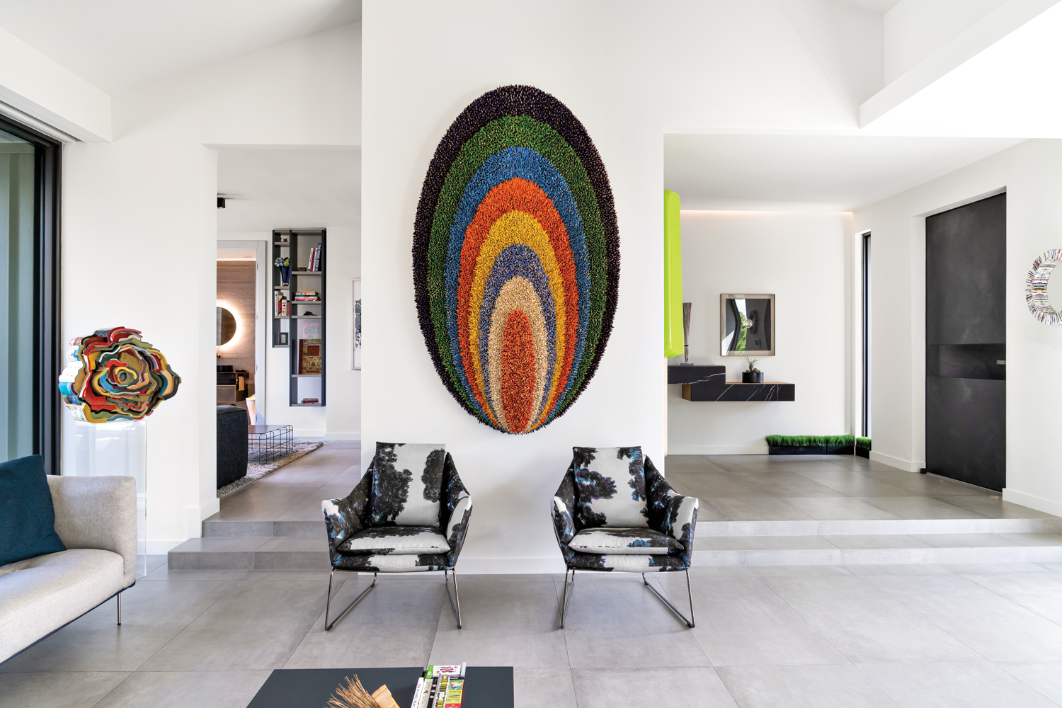 A Modern Art Collection Sets The Tone In A Bay Harbor Islands Home