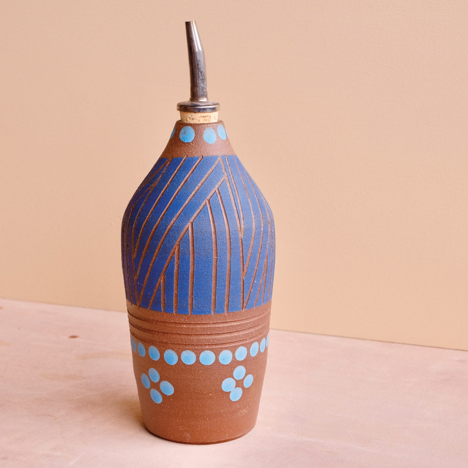 Settle Ceramics x Peptalks olive oil holder