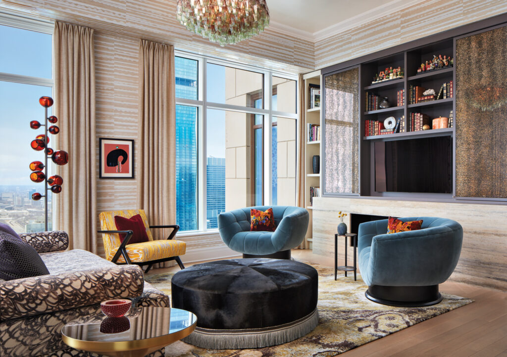 Fall For The Funky ’70s Vibes Of This Chicago Lakefront Condo