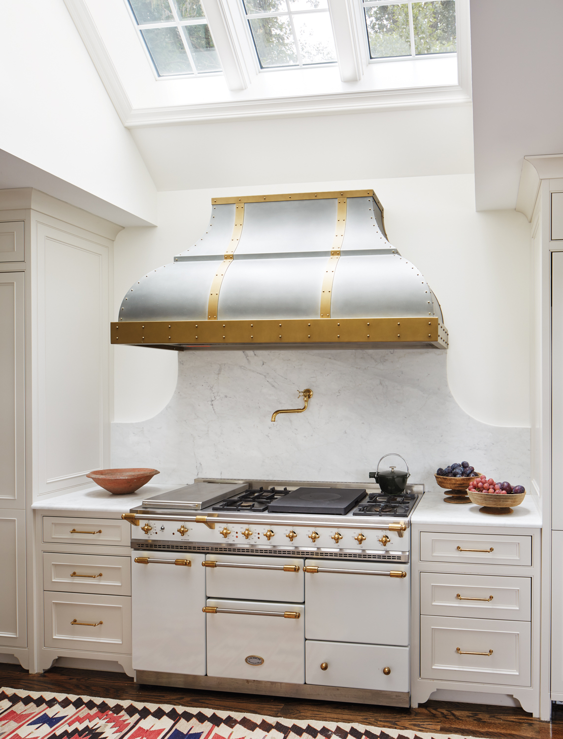lacanche stove brass hood