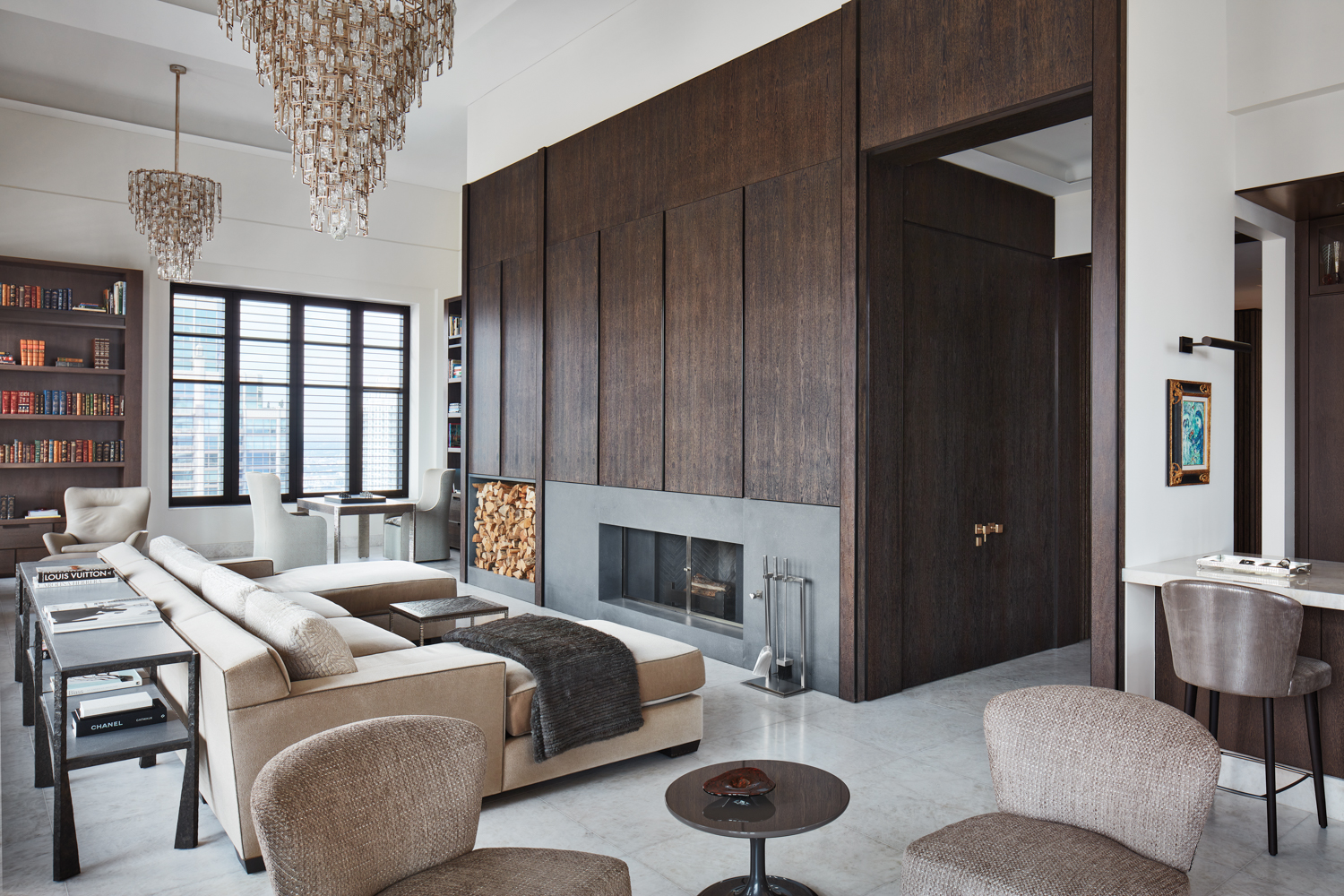 This Penthouse May Just House The Highest Fireplace In Chicago