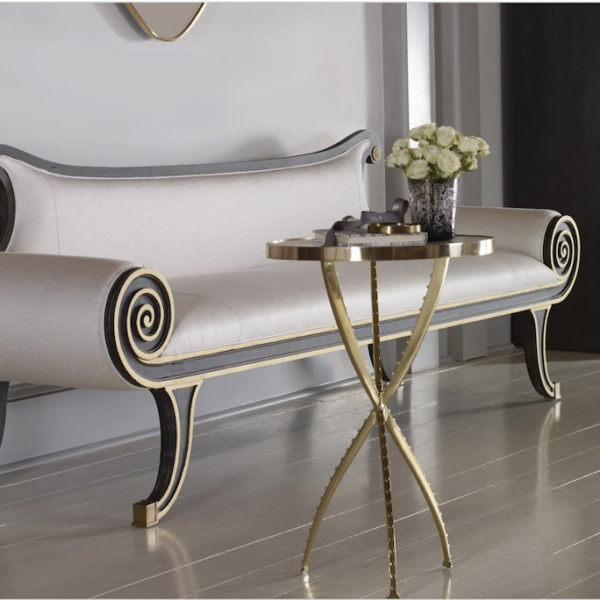 living room furniture in luxury home by Mathews Furniture Galleries showroom