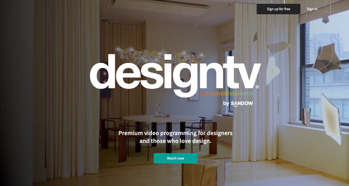designtv by sandow website preview