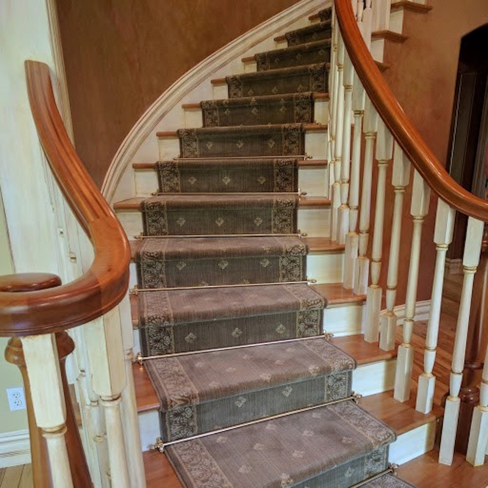 premium carpet on stairs by Floortex Design