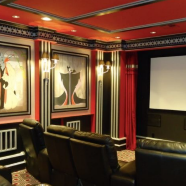 Moving theater set up with custom accessorieshome theater / theater systems / themed home theaters /audio-video / theater seating