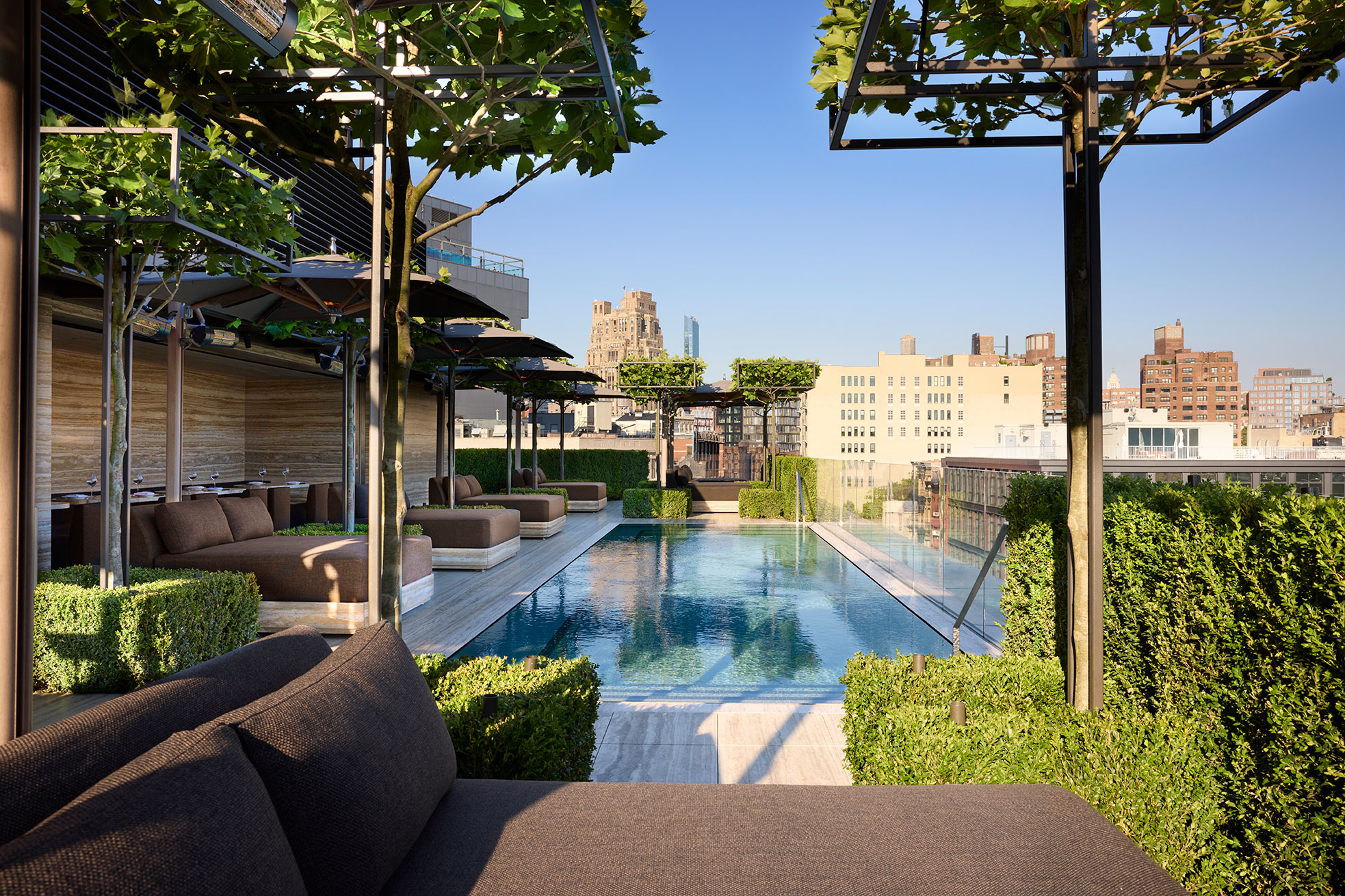 rh guesthouse new york rooftop terrace