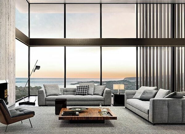 European style living room furniture.