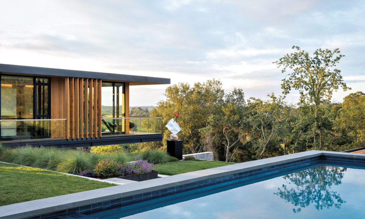 How This Bucolic Wine Country Home Evokes The Feeling Of Flying