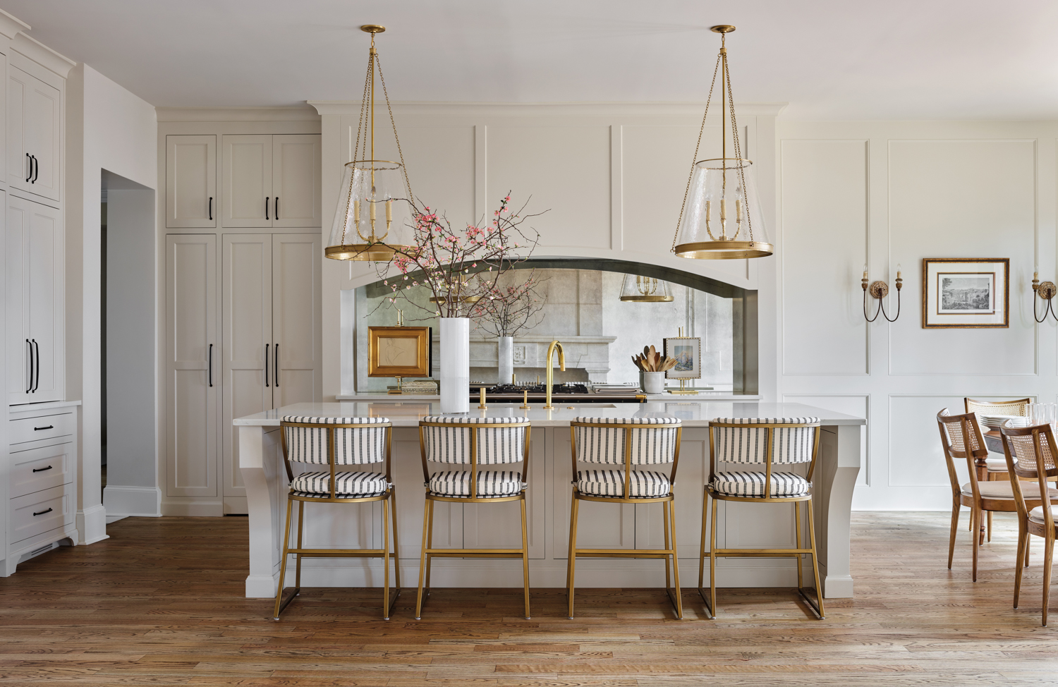 French Flair And Forest Shades Pop In These 2 Refreshed Kitchens