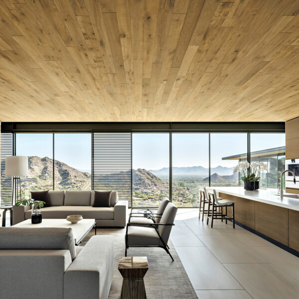 Enjoy The Desert Views Surrounding This Modern Mountaintop Home