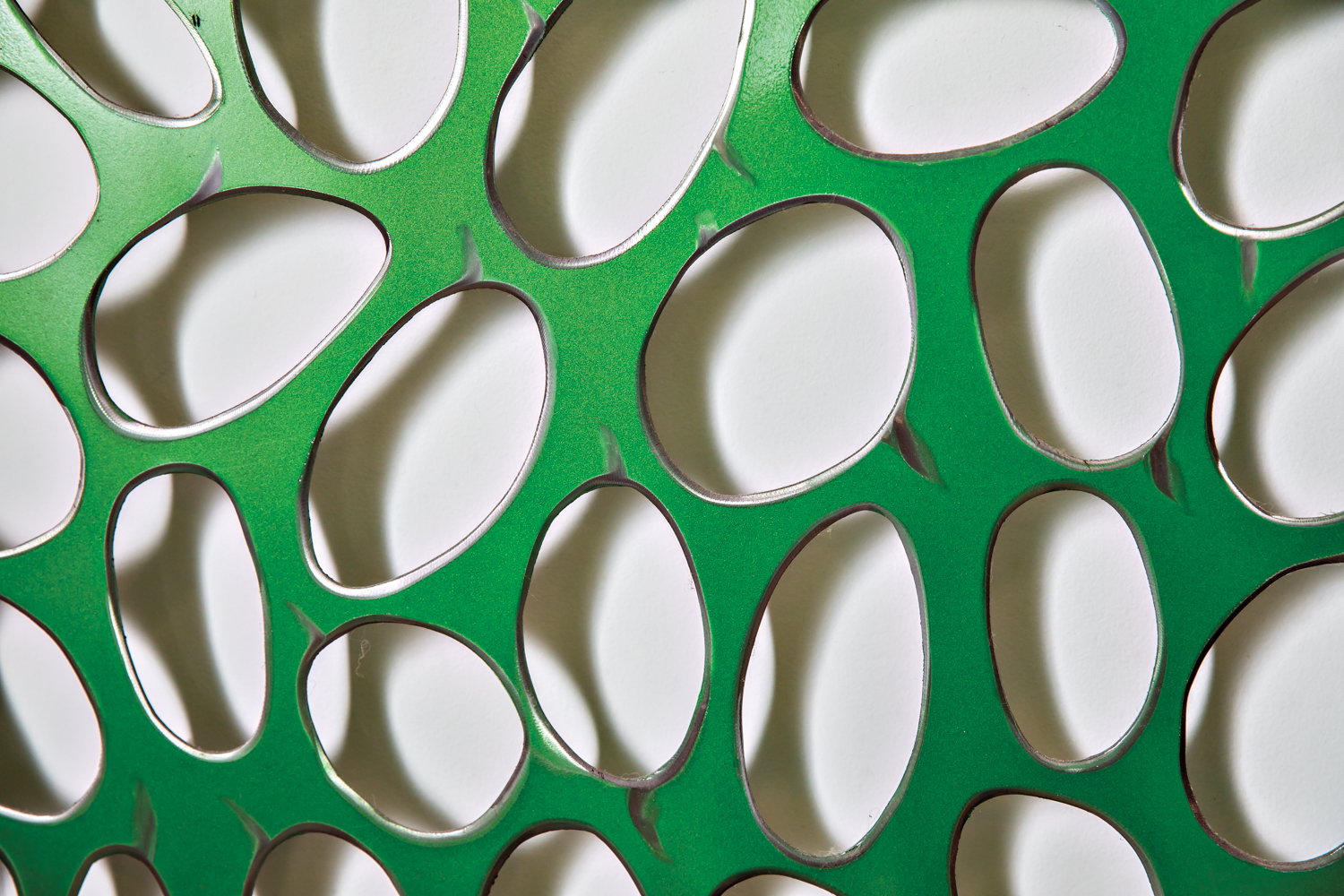 green circular cutout pieces