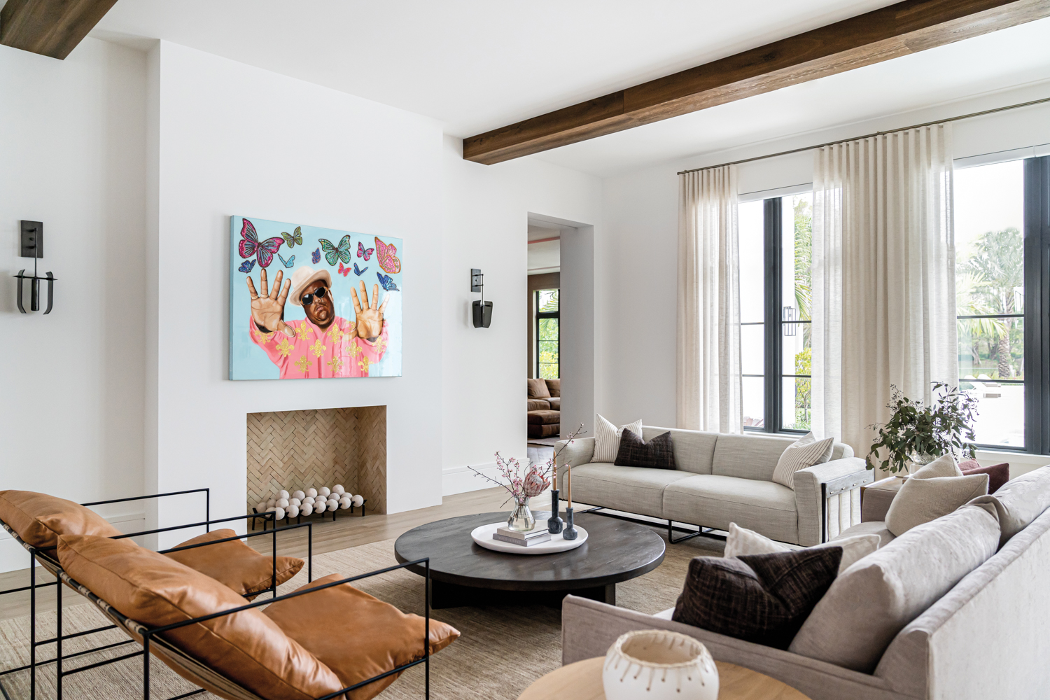 Erin Cantu designs living room...