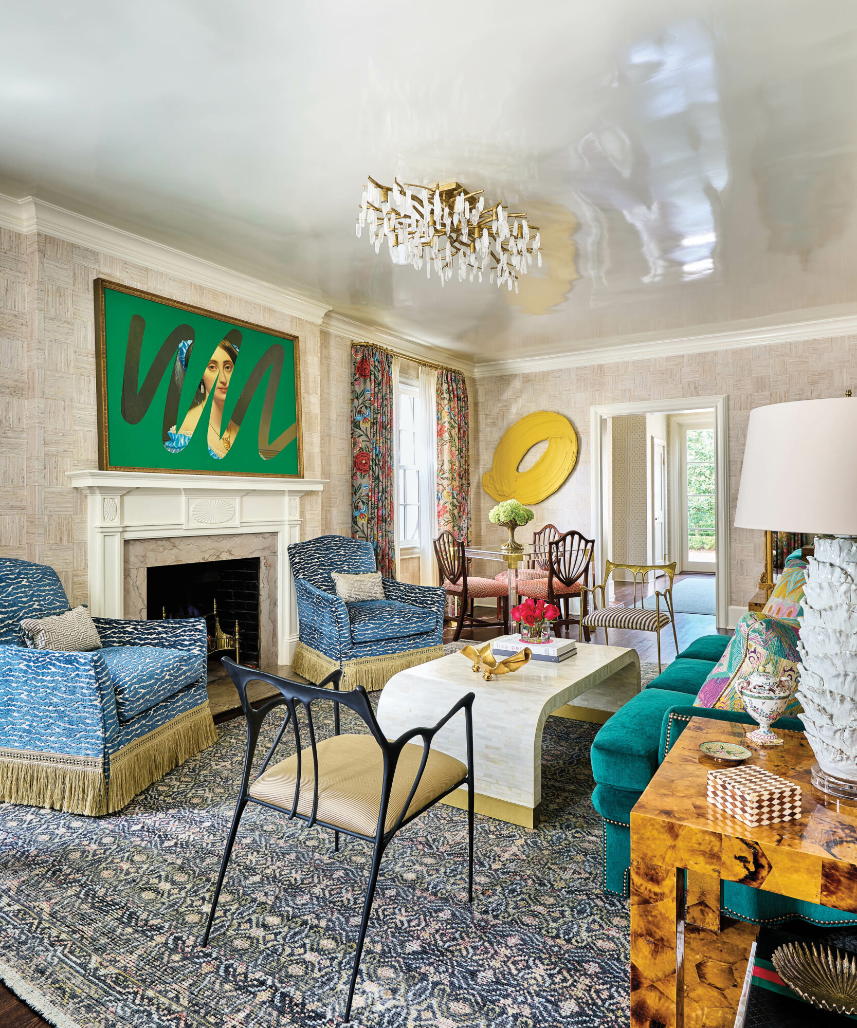 Eclectic Spaces Put A Twist On Tradition In This Charlotte Abode
