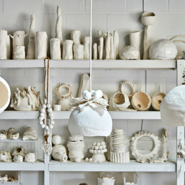 How An Atlanta Ceramicist’s Light Fixtures Embrace Imperfection