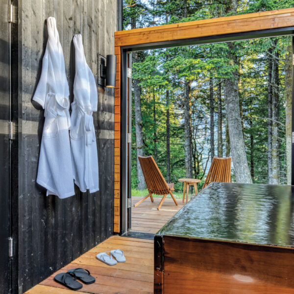 Soak In Forest Views From A Private Tub At This Minimalist Resort