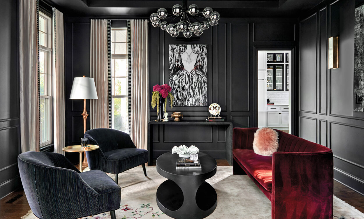 Eclectic International Style Defines This Glam Chicago Colonial