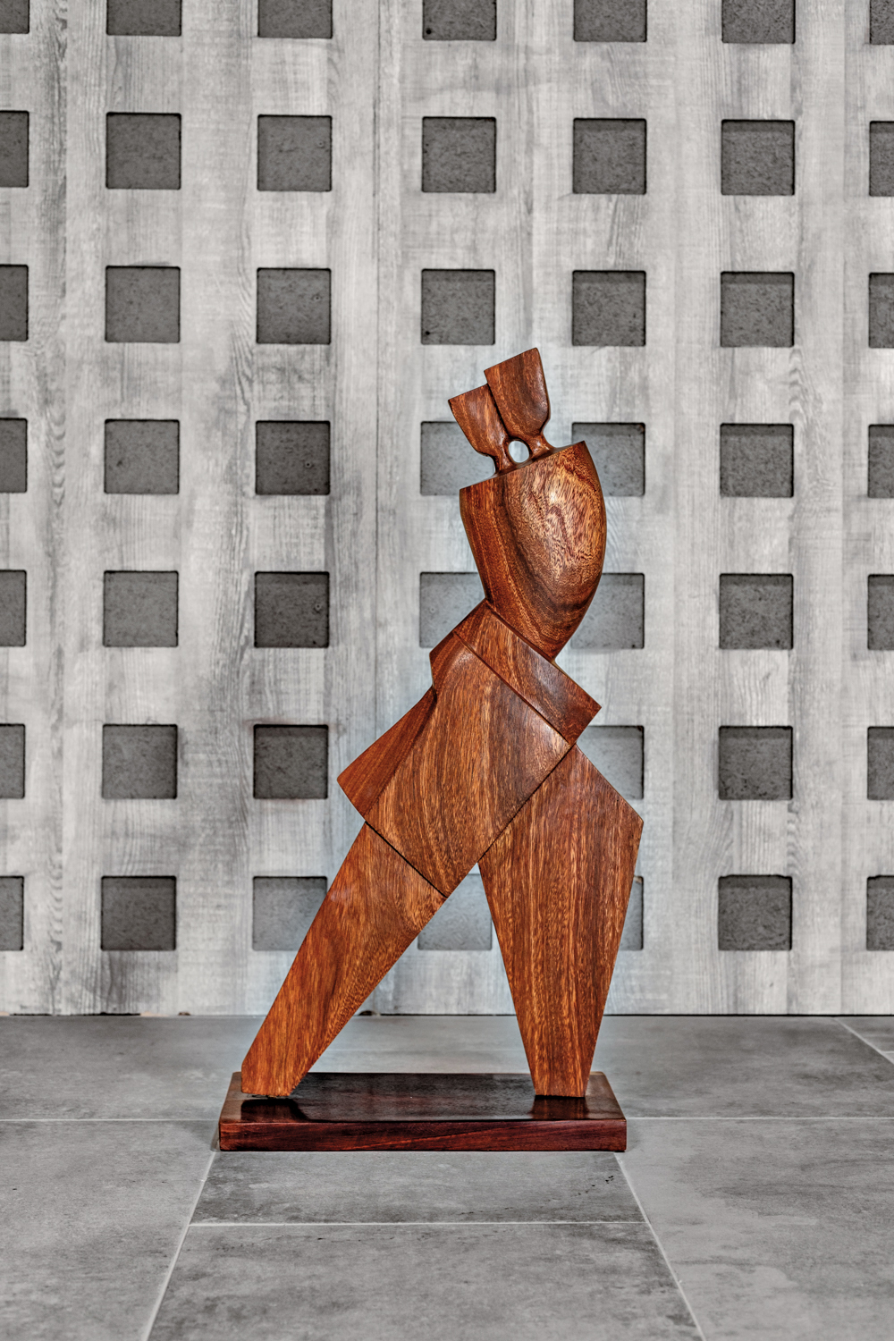 Wooden sculpture from Akiba Furniture