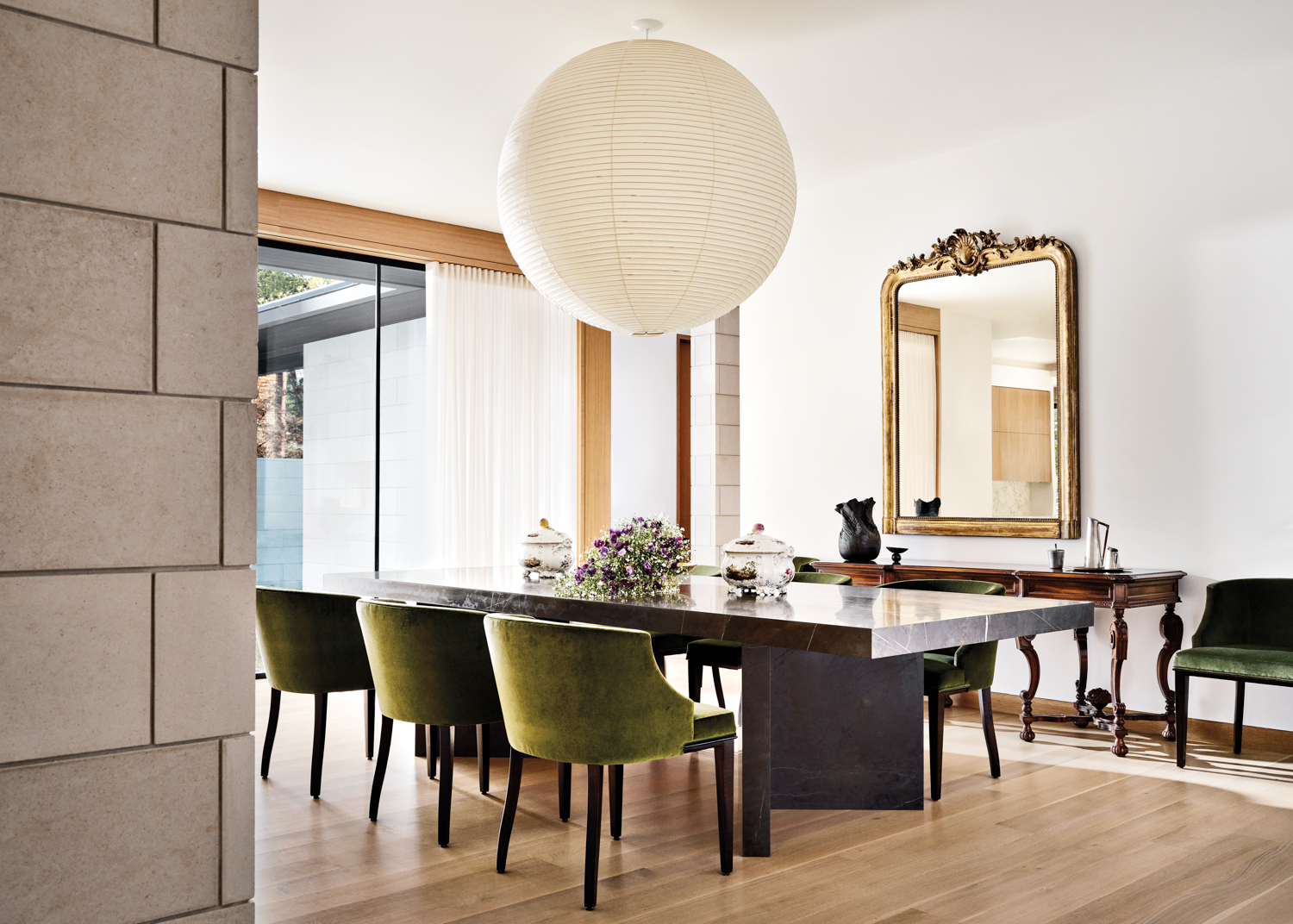 dining room with furnishings from...