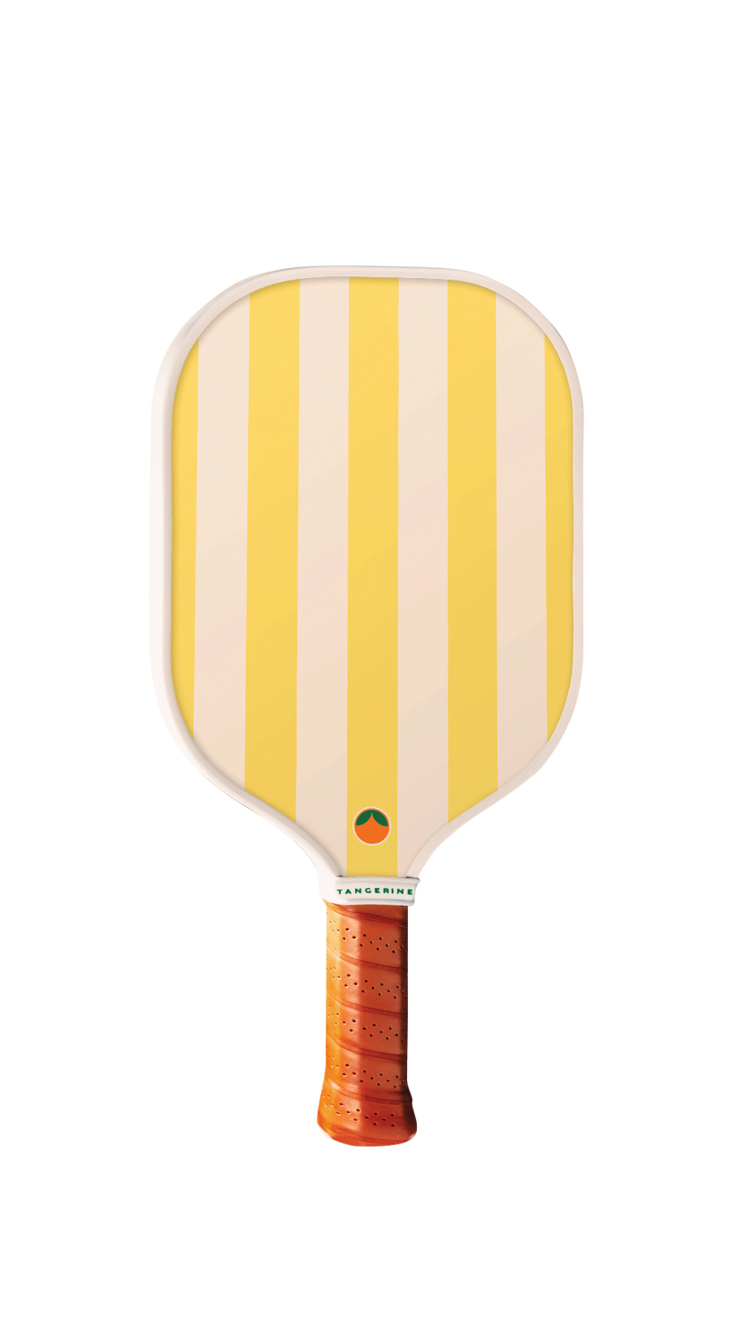 striped yellow paddle