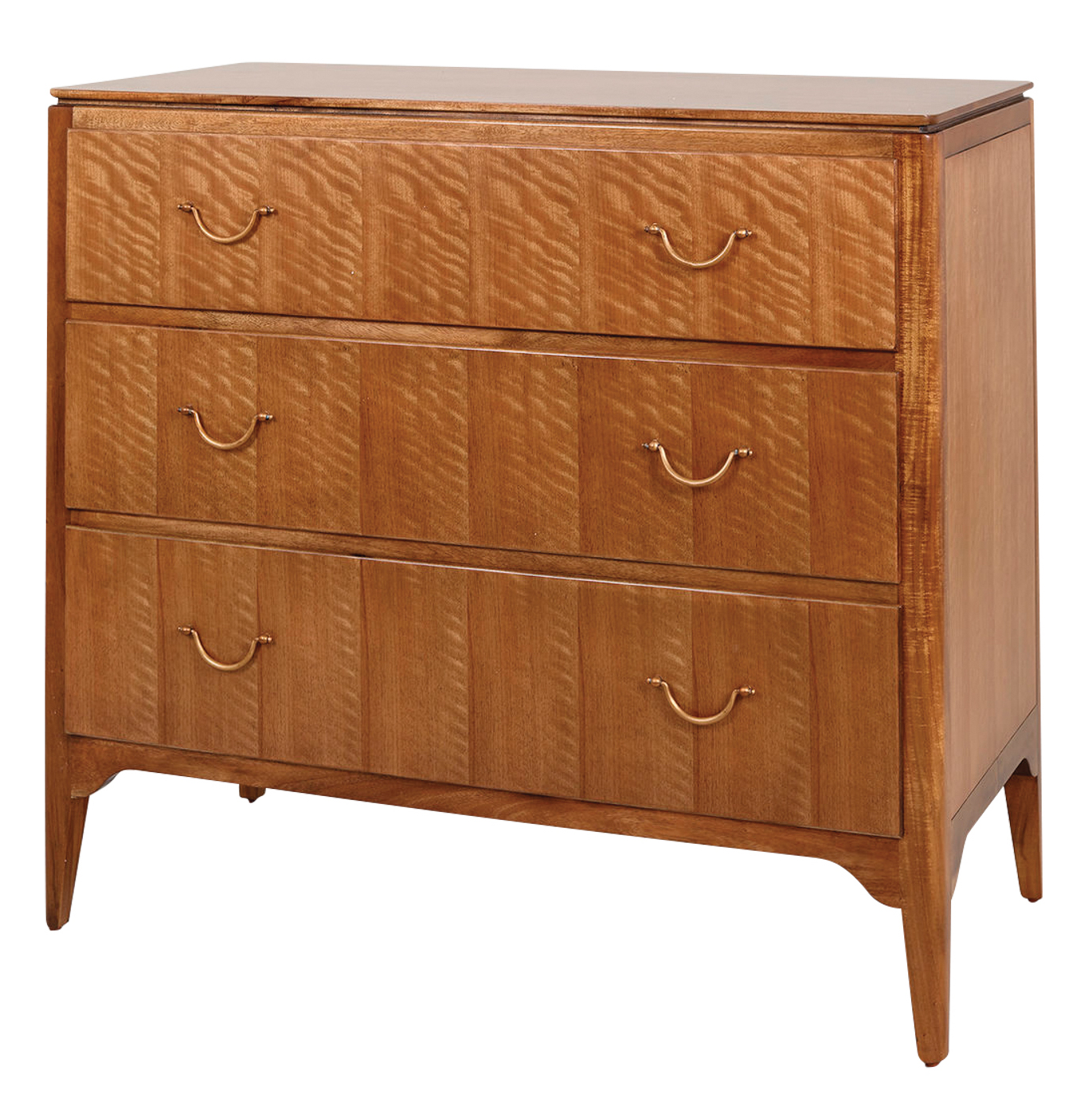 brown three drawer console suggested by Autumn Adeigbo