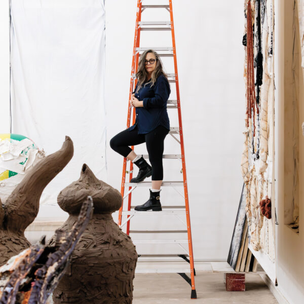 This L.A. Artist's Approach To Canvas Is Off The Wall - Luxe Interiors +  Design
