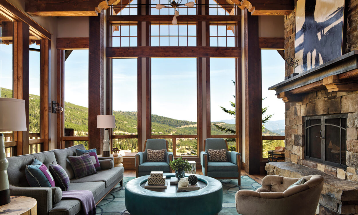 Visit A Rustic Montana Mountain Home With A Bold Outlook