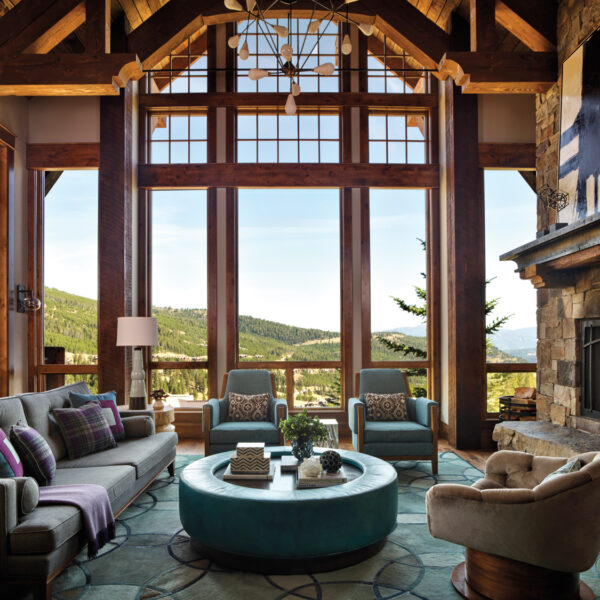 Visit A Rustic Montana Mountain Home With A Bold Outlook