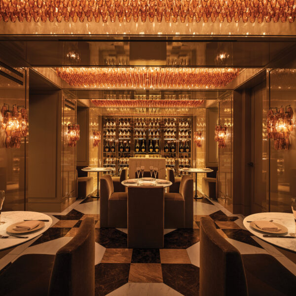 Toast The Champagne & Caviar Bar At RH Guesthouse New York