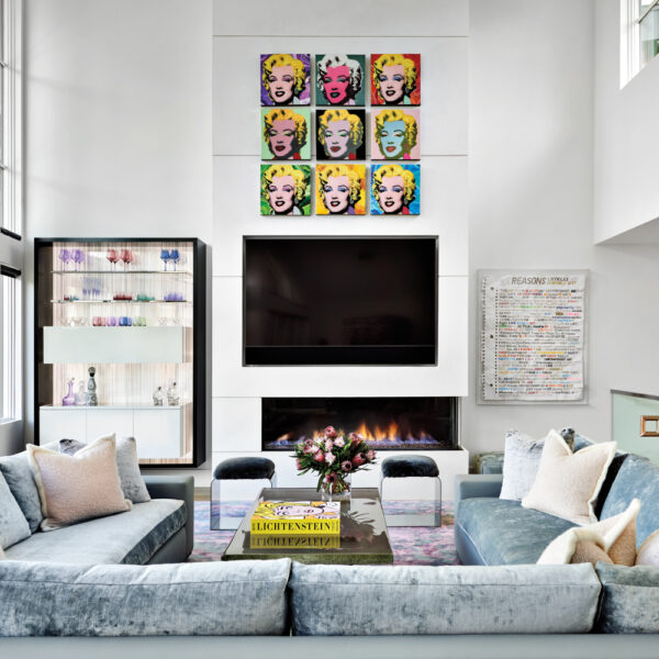 Peek Inside An Art-Filled Aspen Home With A ‘Soft Rainbow’ Scheme