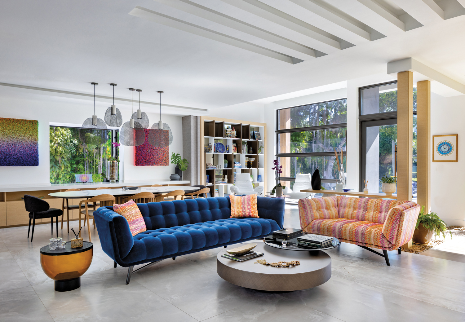 Midcentury To Modern: Taking A Miami Home To Colorful New Heights