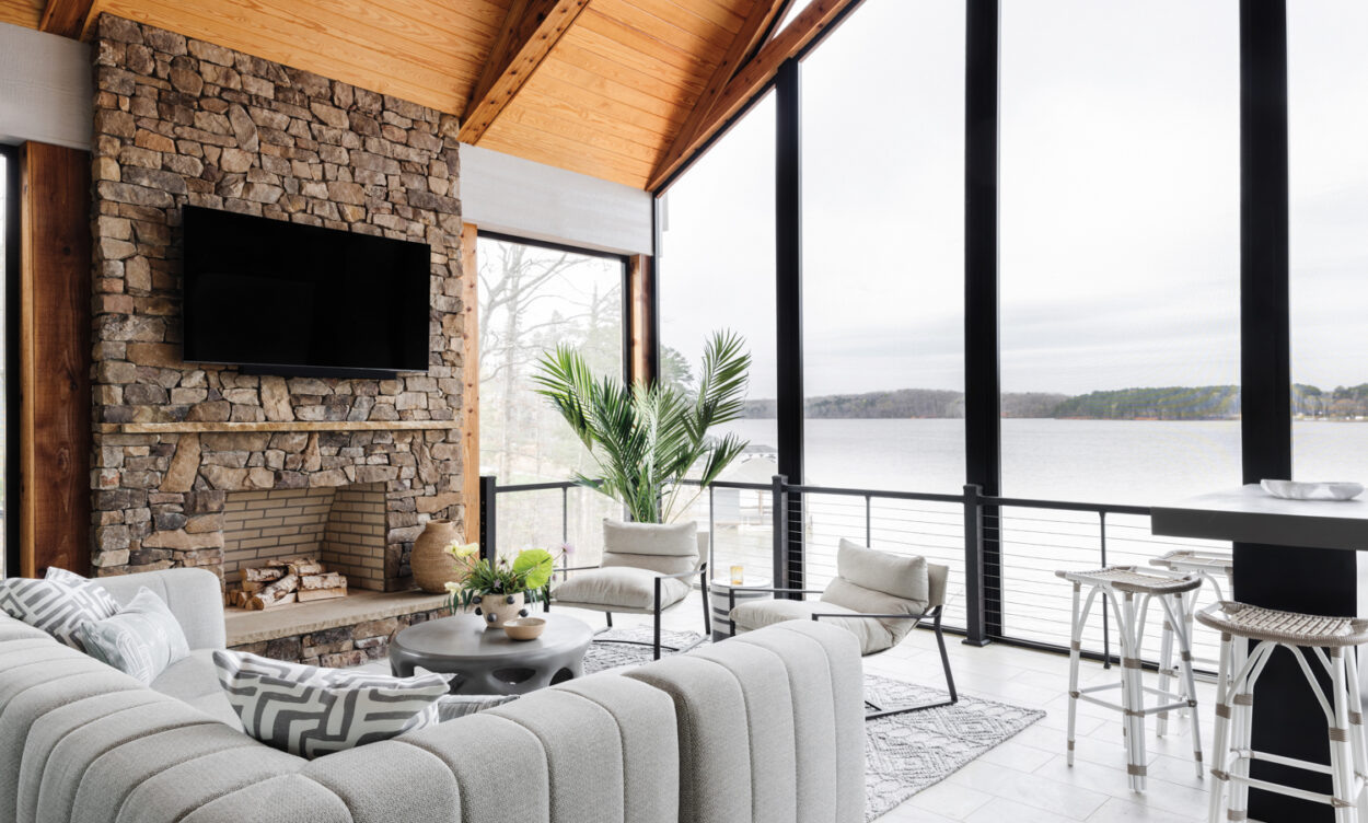 Tour This North Carolina Lake Home Layered In Sophistication