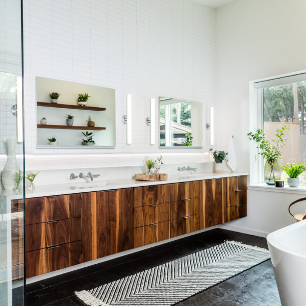Austin interior designer, bathroom remodel