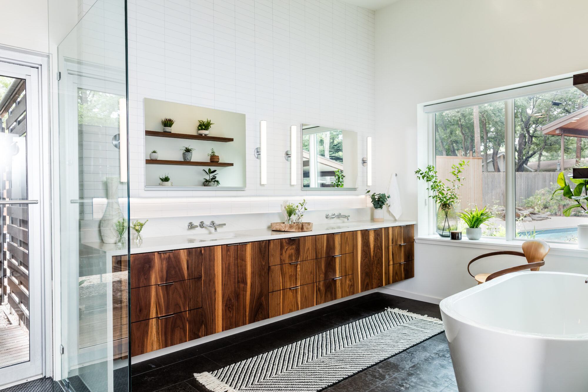 Austin interior designer, bathroom remodel