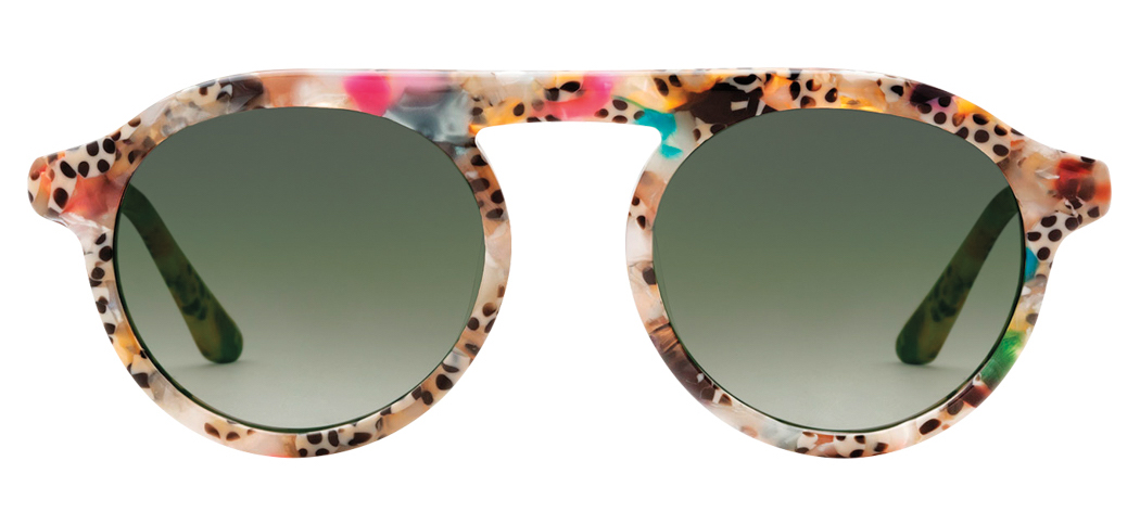 cheetah-print sunglasses