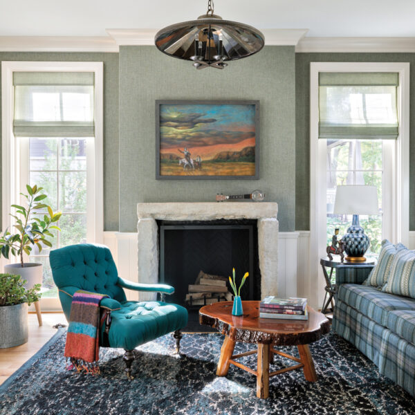 A Contemporary Chicago Home Emanates Cozy, Historic Charm