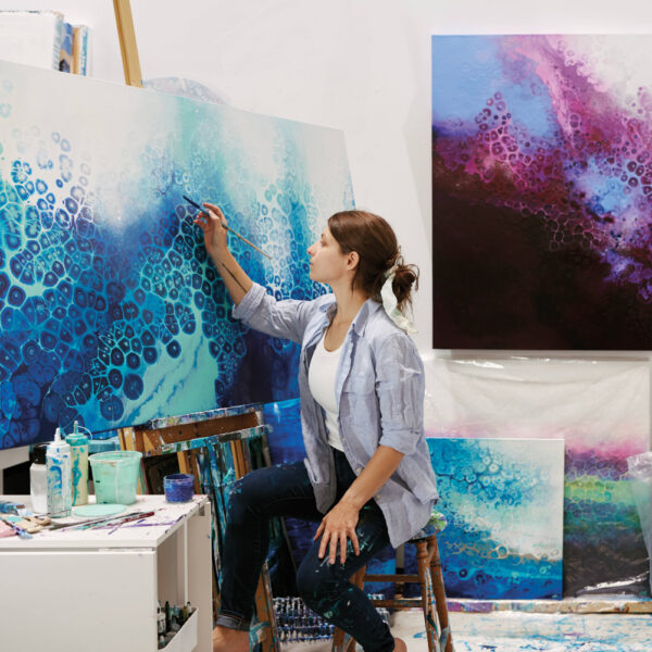 Bubbly Patterns Ripple Across This Denver Painter’s Compositions