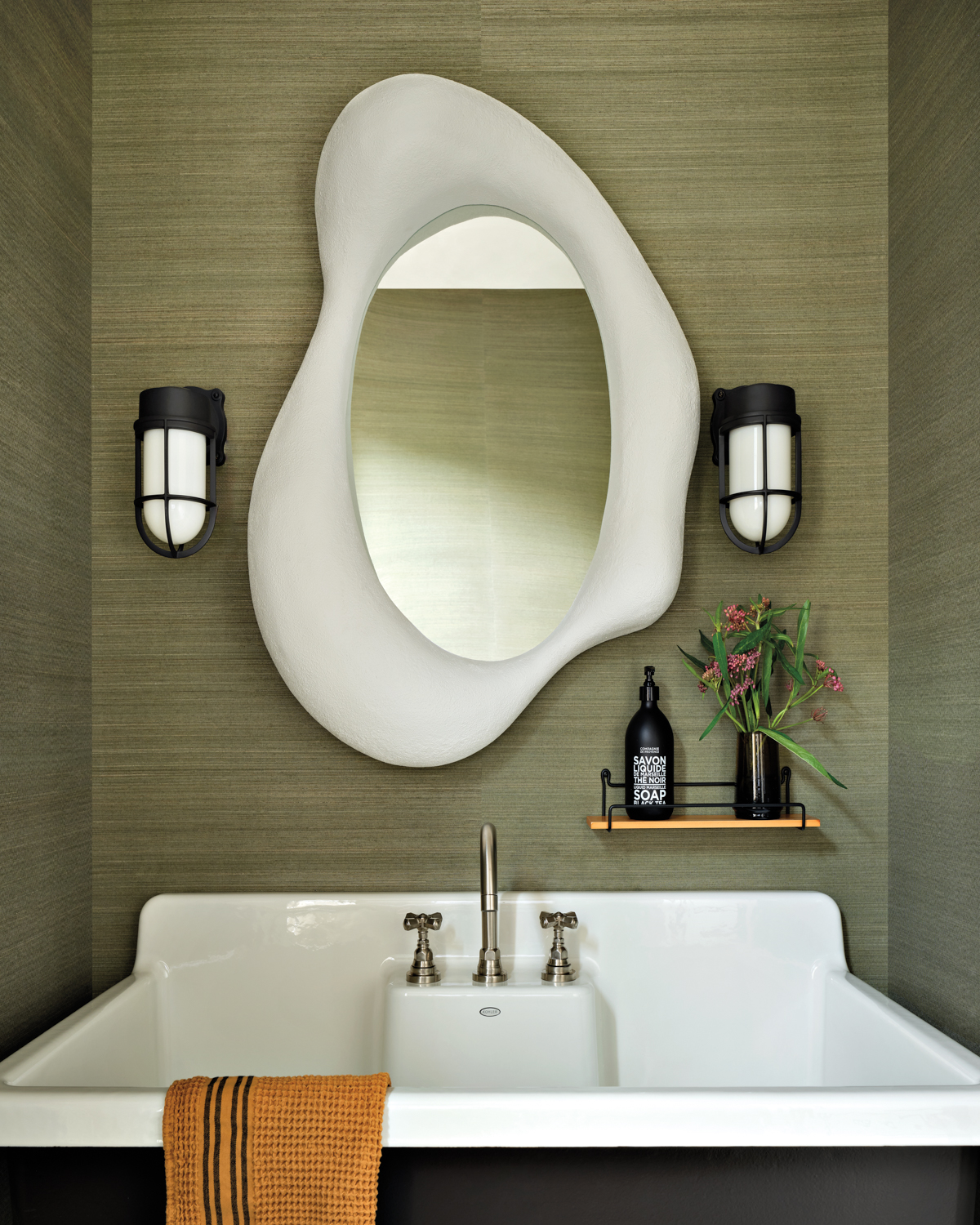 Bathroom designed by StudioAK with...