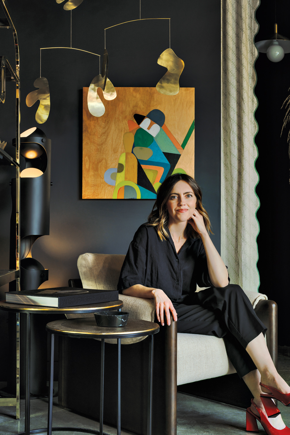 Portrait of Candace Shure in her studio and boutique.