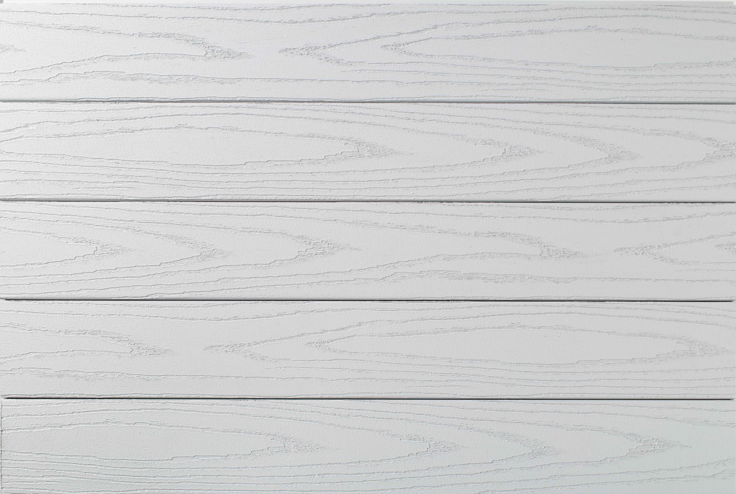 white polymer decking
