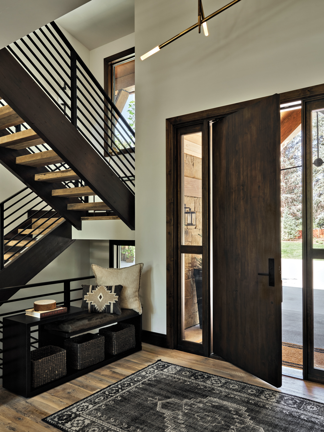 stairwell and entry area with...
