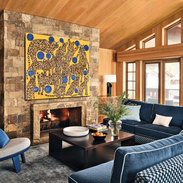 Punchy Art Plus Pops Of Primary Colors Enliven This Vail Getaway
