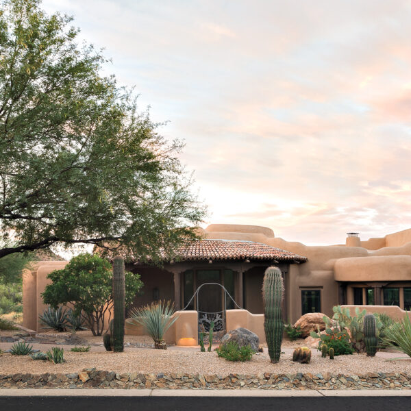Captivating Curves Dominate This Scottsdale Pueblo Style Home