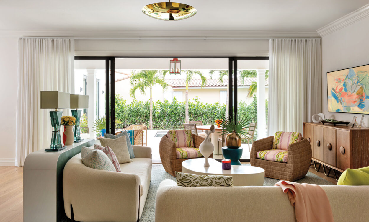 Tour A Clean-Lined Palm Beach Abode With A Vibrant Aesthetic