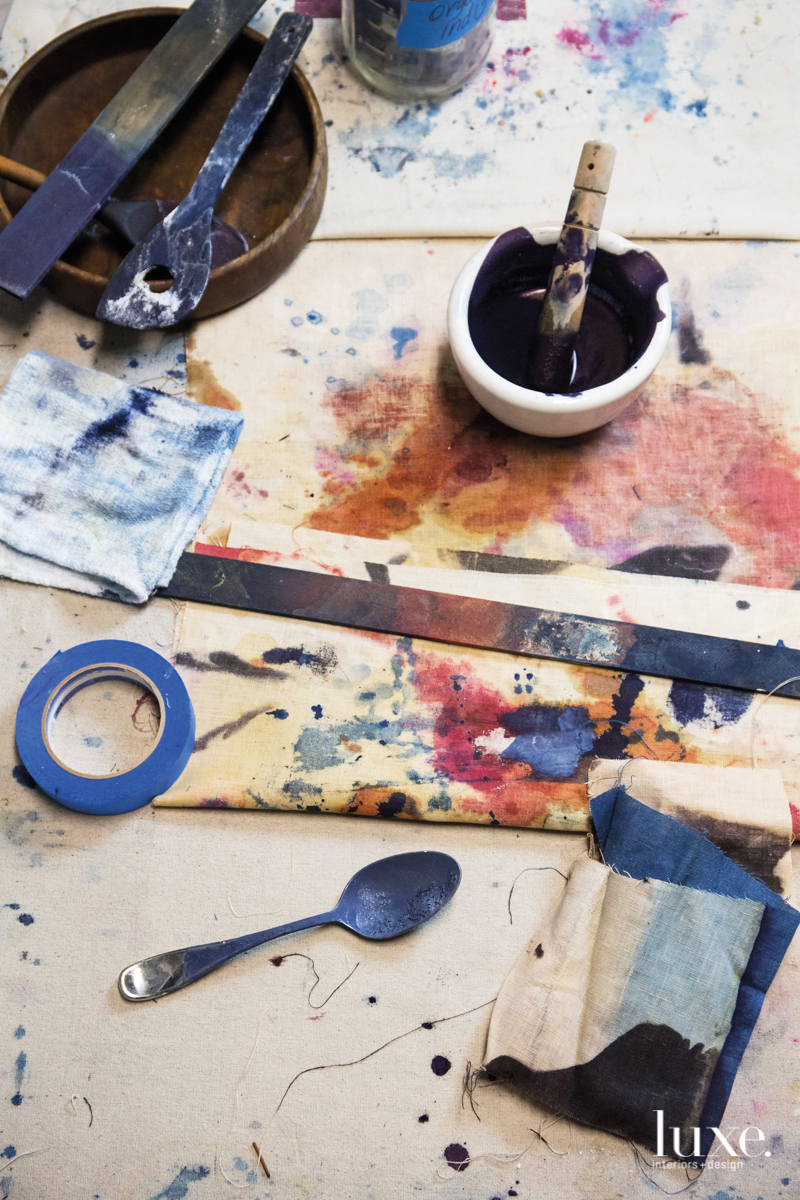 Each dye color is created by hand, using all-natural substances. Each dye color is created by hand, using all-natural substances.
